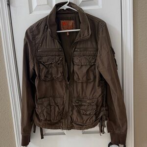 Twill Twenty Two 22  utility Jacket sz l